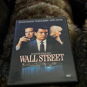Wall Street Movie Poster - Black and Blue